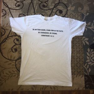 forever21 men’s bible verse tshirt